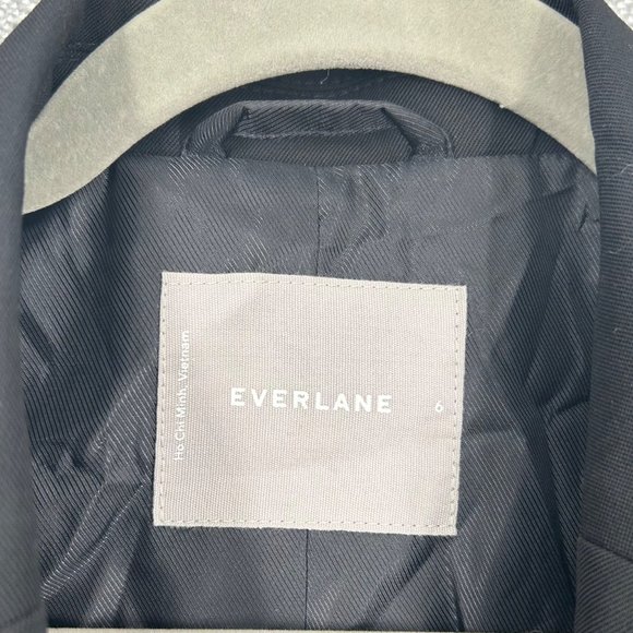 NWOT Everlane The ’80s Italian Wool Blazer in Black - Picture 4 of 5